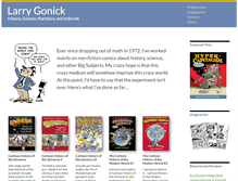 Tablet Screenshot of larrygonick.com